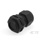 Te Entrelec - Presse-étoupe avec contre-écrou, filetage NPT, polyamide, noir (Taille A)