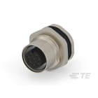 Te Entrelec - Connecteur Femelle, M12, Alliage cuivre, Polyamide 66 GF25,Noir