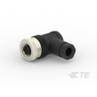 Te Entrelec - Connecteur Femelle, M12, PBT, Polyamide 66 GF25,Noir