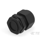 Te Entrelec - Presse-étoupe avec contre-écrou, filetage métrique, polyamide, noir (Taille G)