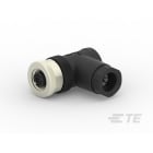 Te Entrelec - Connecteur Femelle, M12, PBT, Polyamide 66 GF25,Noir