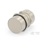 Te Entrelec - Presse-étoupe avec contre-écrou, filetage métrique, Laiton nickelé (Taille B)