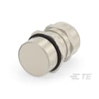 Te Entrelec - Presse-étoupe avec contre-écrou, filetage métrique, Laiton nickelé (Taille F)