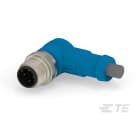 Te Entrelec - Cordons, M12 Queue de cochon, Angle Droit, Gris
