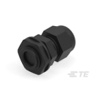 Te Entrelec - Presse-étoupe avec contre-écrou, filetage métrique, polyamide, noir (Taille G)