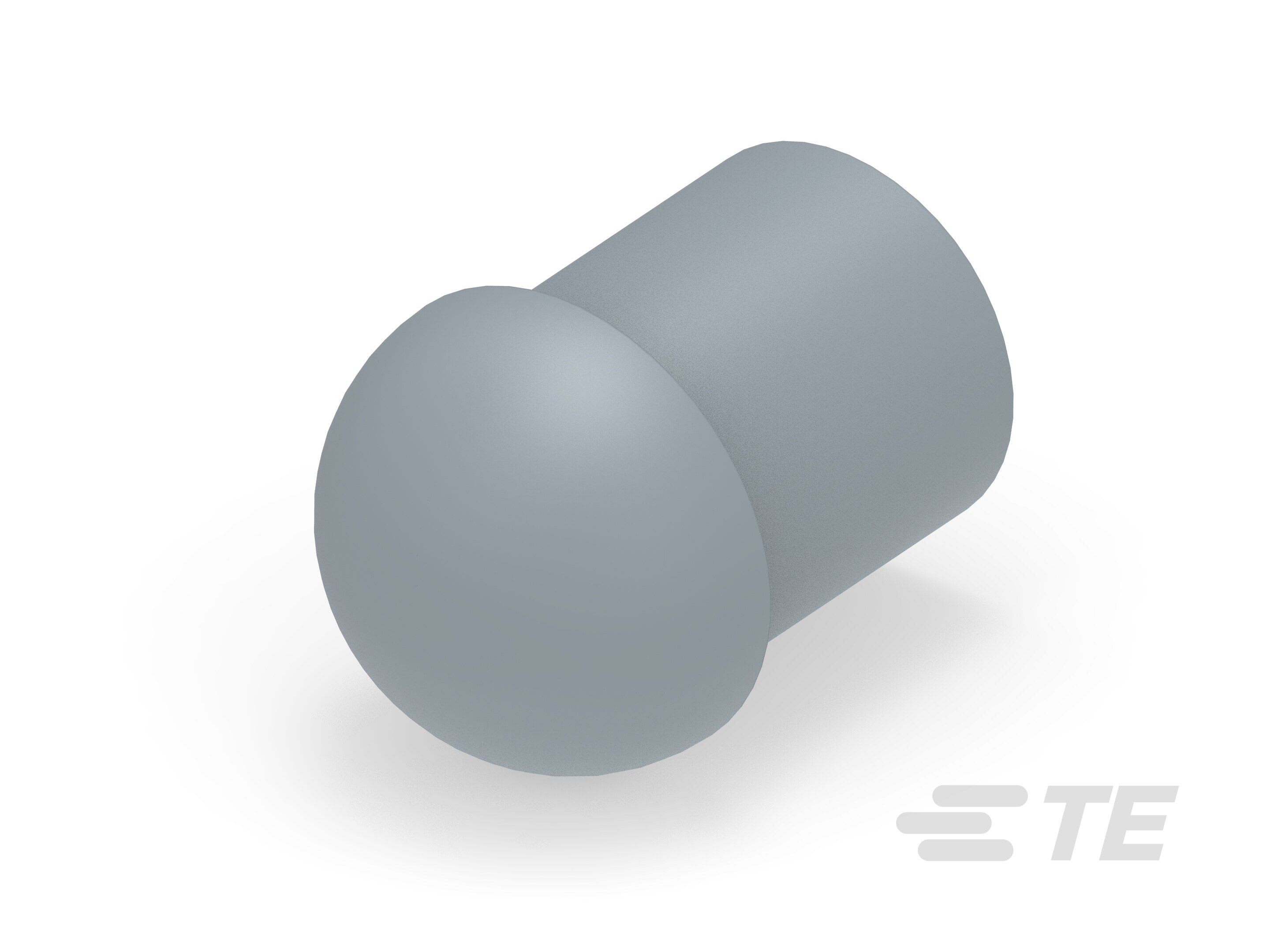 Te Entrelec - Bouchon dôme EP-DOP en polyamide, taille16, diam. 13, Gris