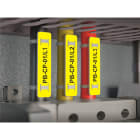 Te Entrelec - Repère de câble fixation collier 15 x 60 mm (jaune) en PVC