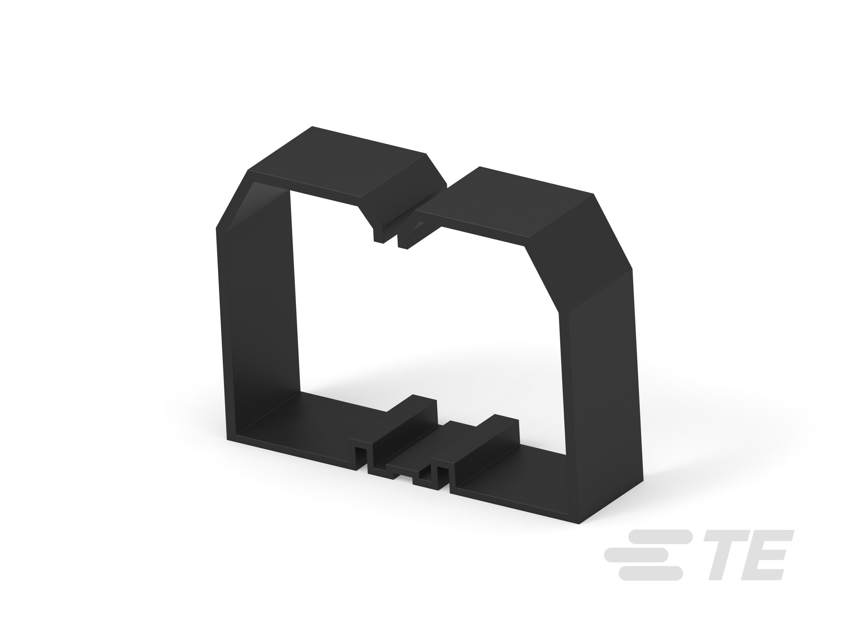 Te Entrelec - Support de fil pour goulotte, 80x60mm, Noir