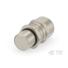 Te Entrelec - Presse-étoupe avec contre-écrou, filetage métrique, Laiton nickelé (Taille D)