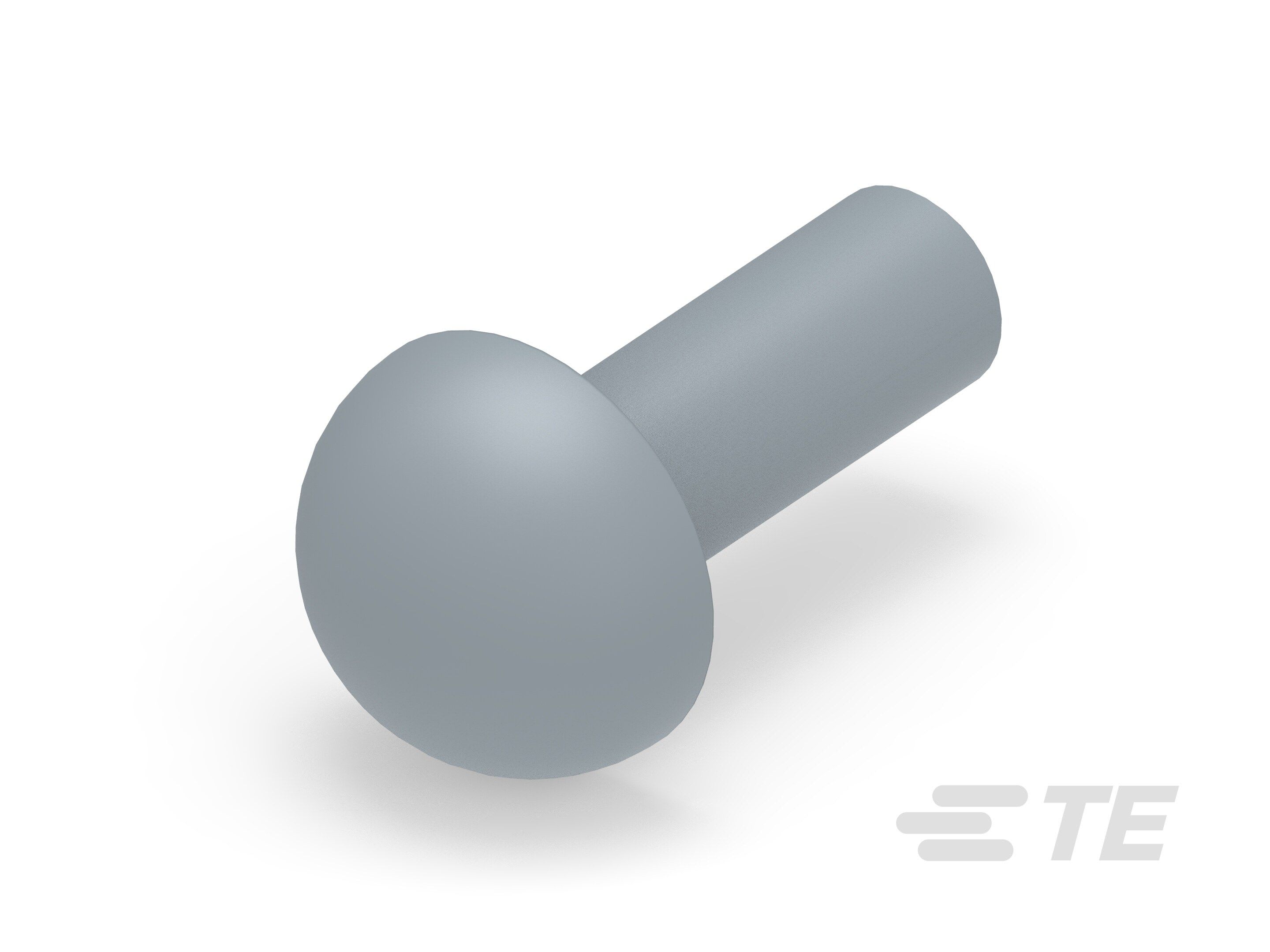 Te Entrelec - Bouchon dôme EP-DOP en polyamide, taille 11, diam. 5, Gris