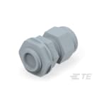 Te Entrelec - Presse-étoupe avec contre-écrou, filetage métrique, polyamide, gris (Taille B)