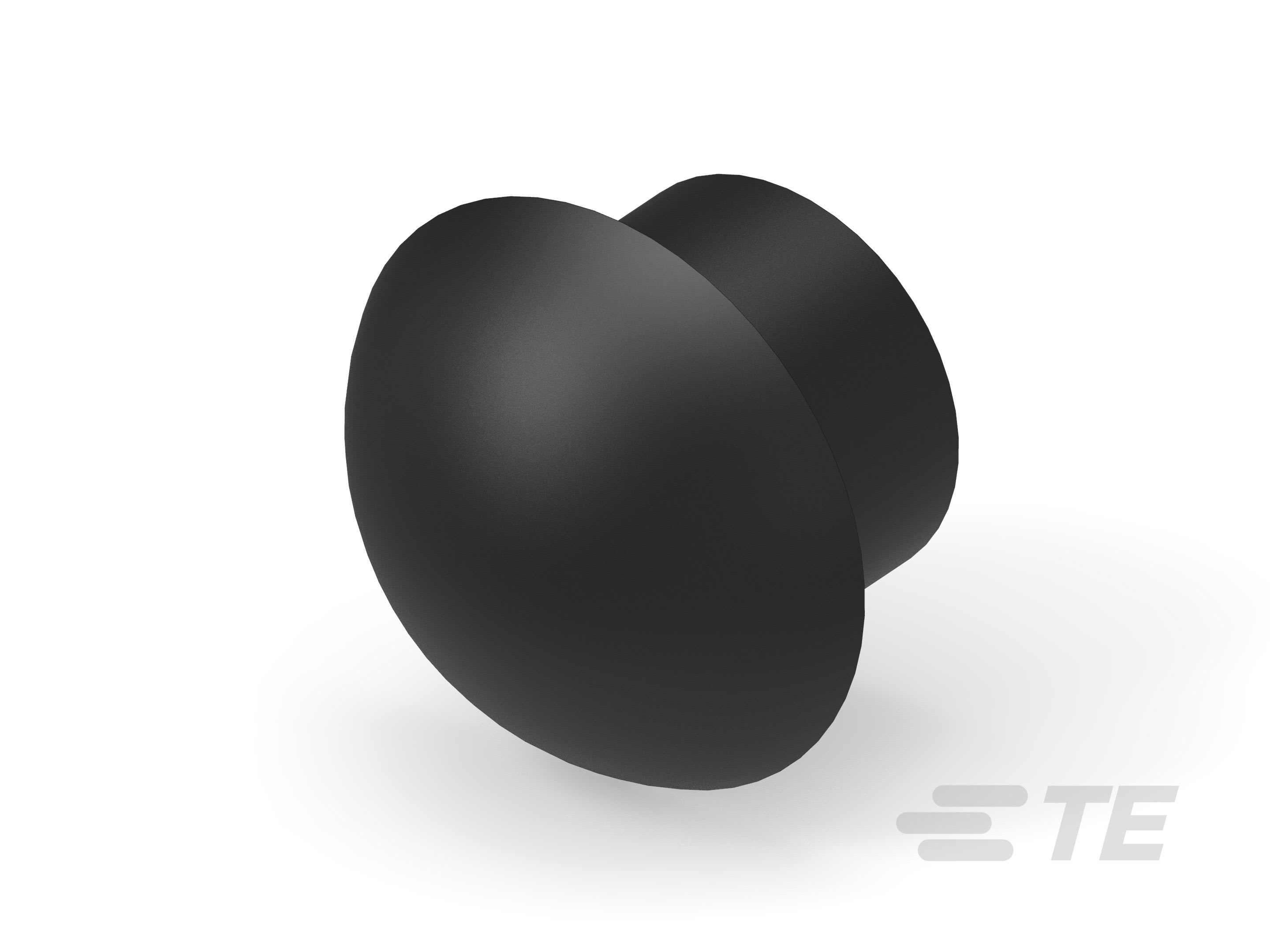 Te Entrelec - Bouchon dôme EP-DOP en polyamide, taille 52, diam. 34,6, Noir