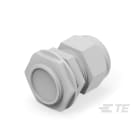 Te Entrelec - Presse-étoupe avec contre-écrou, filetage métrique, polyamide, gris (Taille B)