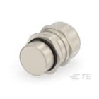 Te Entrelec - Presse-étoupe avec contre-écrou, filetage métrique, Laiton nickelé (Taille D)