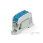 Te Entrelec - Bloc de jonction de puissance compact unipolaire, section 95 mm², gris/bleu