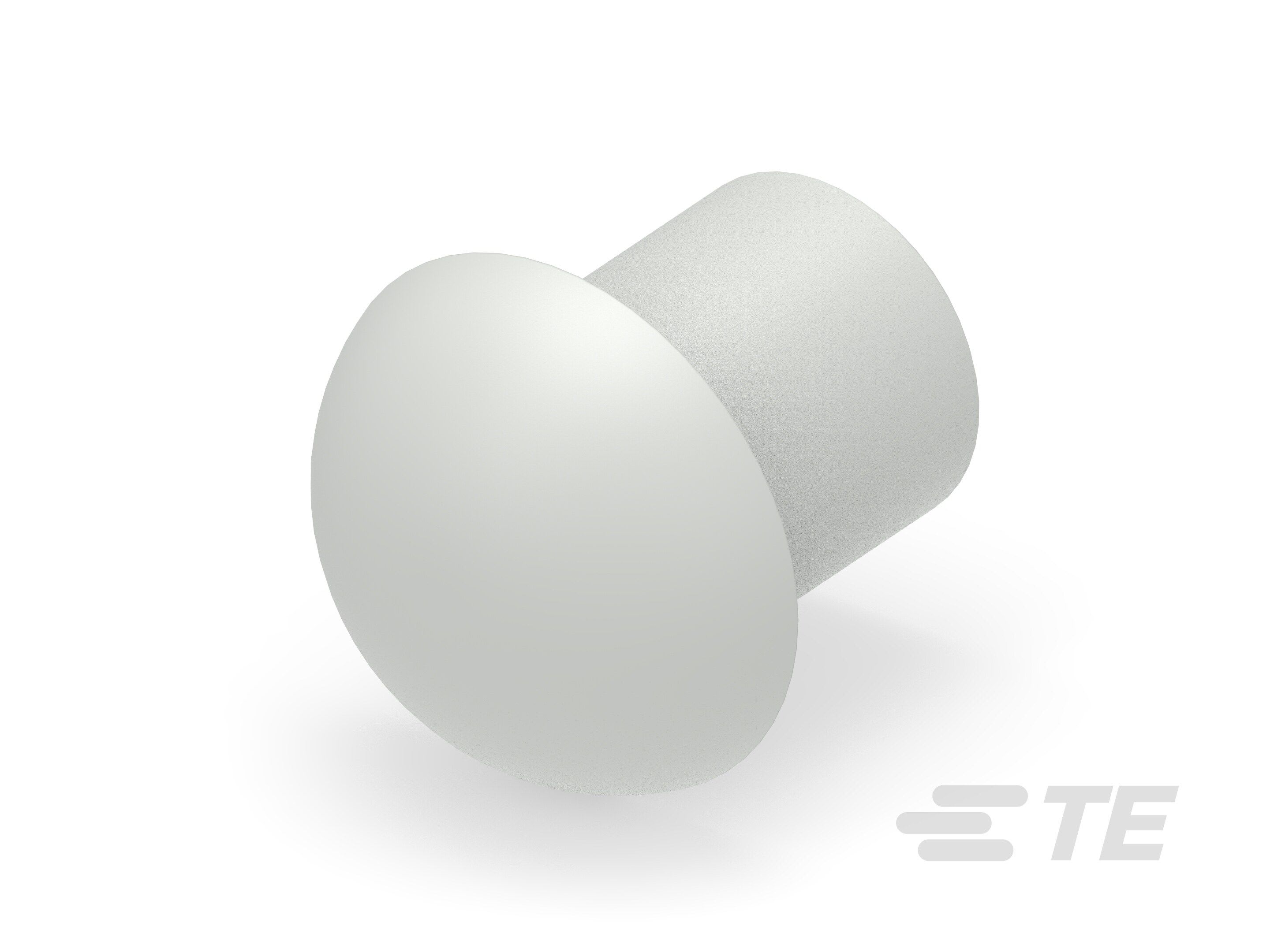 Te Entrelec - Bouchon dôme EP-DOP en polyamide, taille 20, diam. 13, Gris clair
