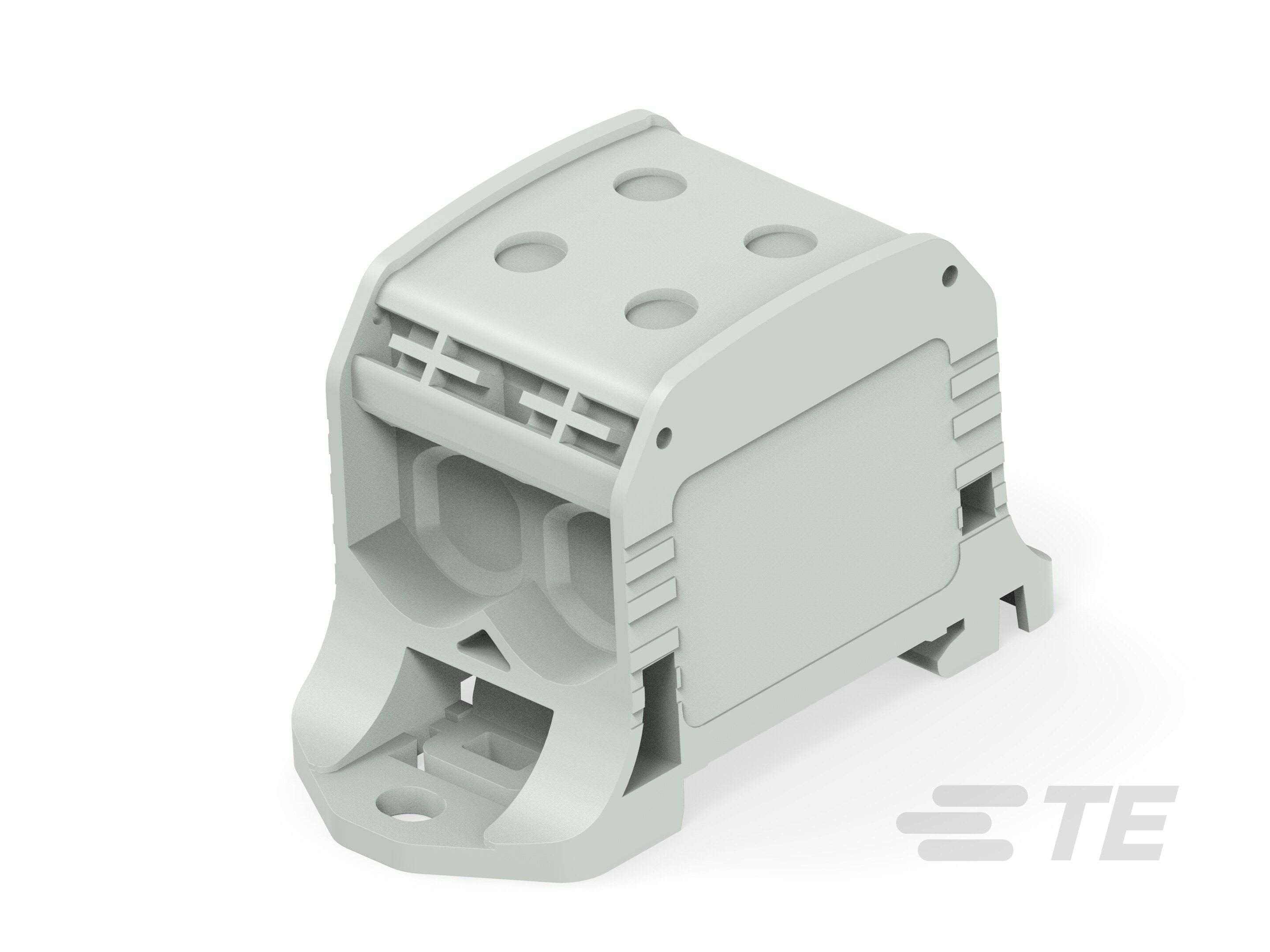 Te Entrelec - Bloc de jonction de puissance compact bipolaire, section 50 mm², gris