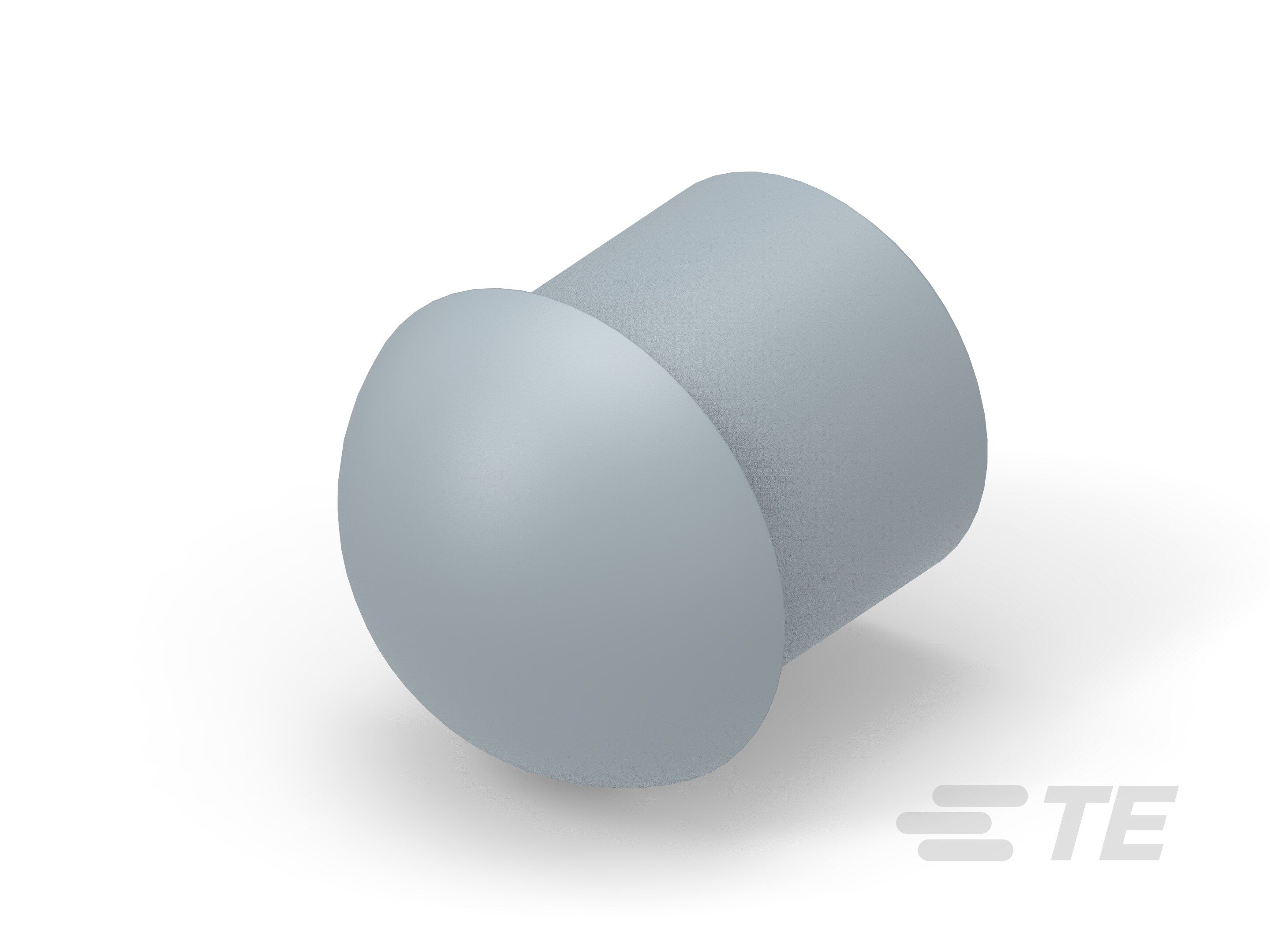 Te Entrelec - Bouchon dôme EP-DOP en polyamide, taille 20, diam. 16,4, Gris