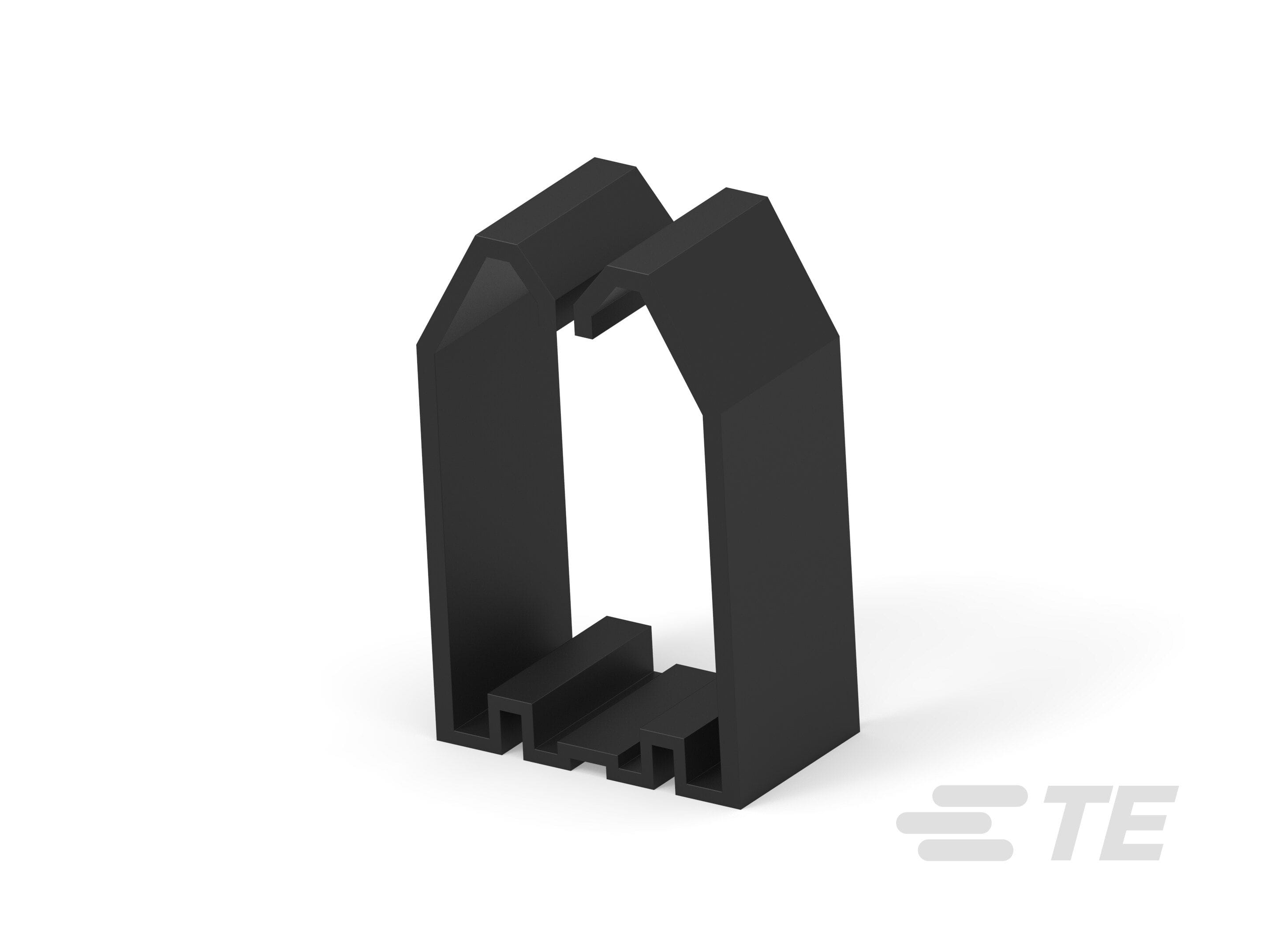 Te Entrelec - Support de fil pour goulotte, 40x60mm, Noir