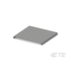 Te Entrelec - Capot pour goulotte, largeur 120mm,PVC, Gris