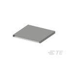 Te Entrelec - Capot pour goulotte, largeur 120mm,PVC, Gris