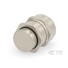 Te Entrelec - Presse-étoupe avec contre-écrou, filetage métrique, Laiton nickelé (Taille J)