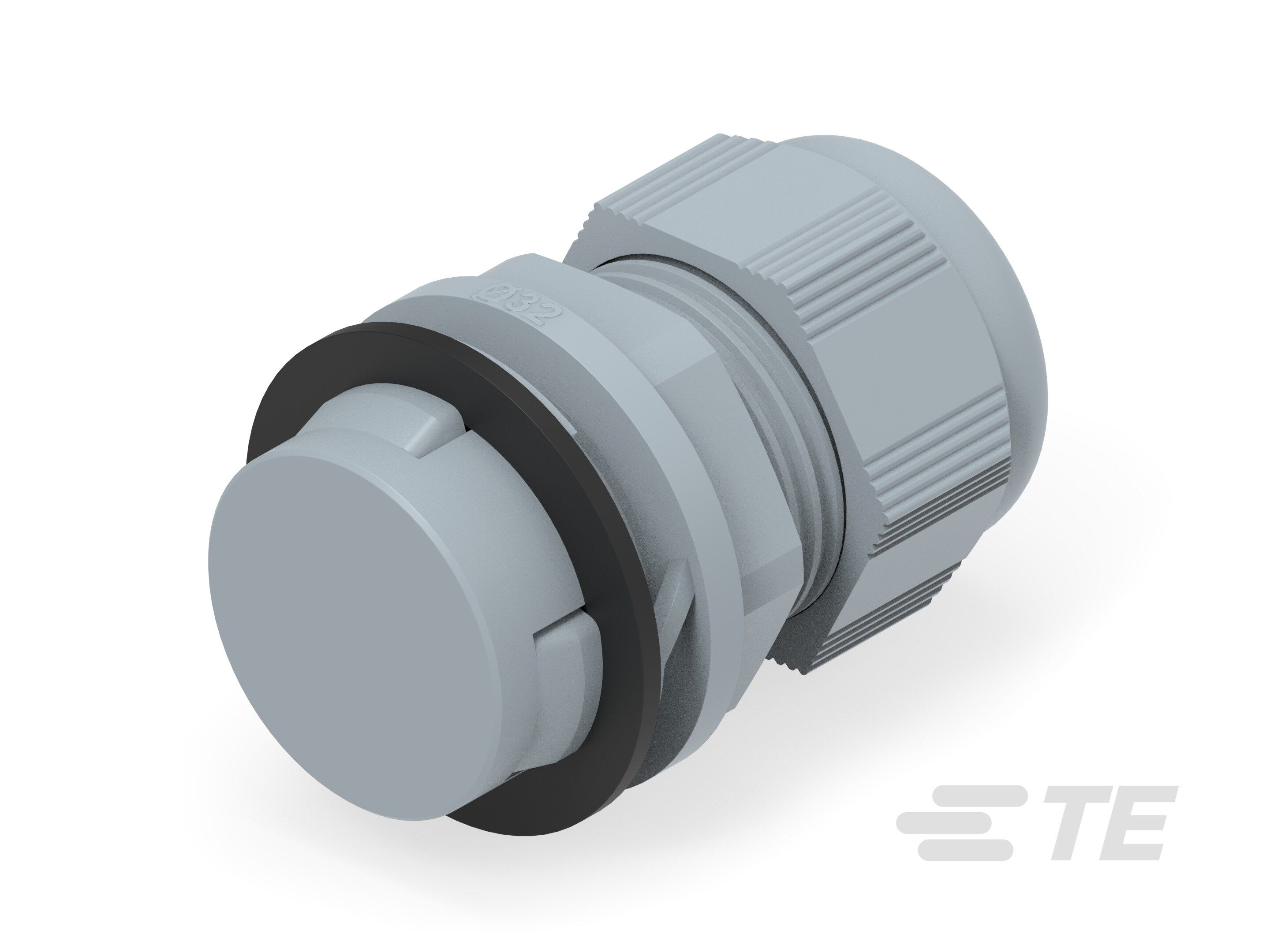 Te Entrelec - Presse-étoupe, snap-in (insertion directe), polyamide, gris (Taille A)
