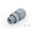 Te Entrelec - Presse-étoupe (sans contre-écrou), filetage métrique, polyamide, gris (Taille D)