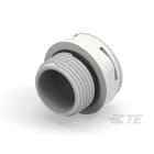 Te Entrelec - Bouchons de ventilation, filetage métrique, polyamide, gris c.