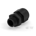 Te Entrelec - Presse-étoupe (sans contre-écrou), filetage métrique, polyamide, noir (Taille C)