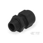 Te Entrelec - Presse-étoupe (sans contre-écrou), filetage métrique, polyamide, noir (Taille D)