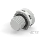 Te Entrelec - Bouchons de ventilation, filetage métrique, polyamide, gris c. (Taille E)