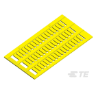 Te Entrelec - Repères de bornes Entrelec SNA 6 x 10 mm (jaune) en polycarbonate