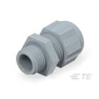Te Entrelec - Presse-étoupe (sans contre-écrou), filetage métrique, polyamide, gris (Taille I)