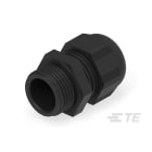 Te Entrelec - Presse-étoupe (sans contre-écrou), filetage métrique, polyamide, noir (Taille A)