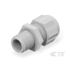 Te Entrelec - Presse-étoupe (sans contre-écrou), filetage métrique, polyamide, gris (Taille J)
