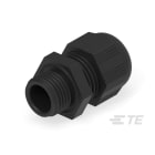 Te Entrelec - Presse-étoupe (sans contre-écrou), filetage métrique, polyamide, noir (Taille I)