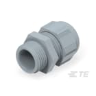 Te Entrelec - Presse-étoupe (sans contre-écrou), filetage métrique, polyamide, gris (Taille A)