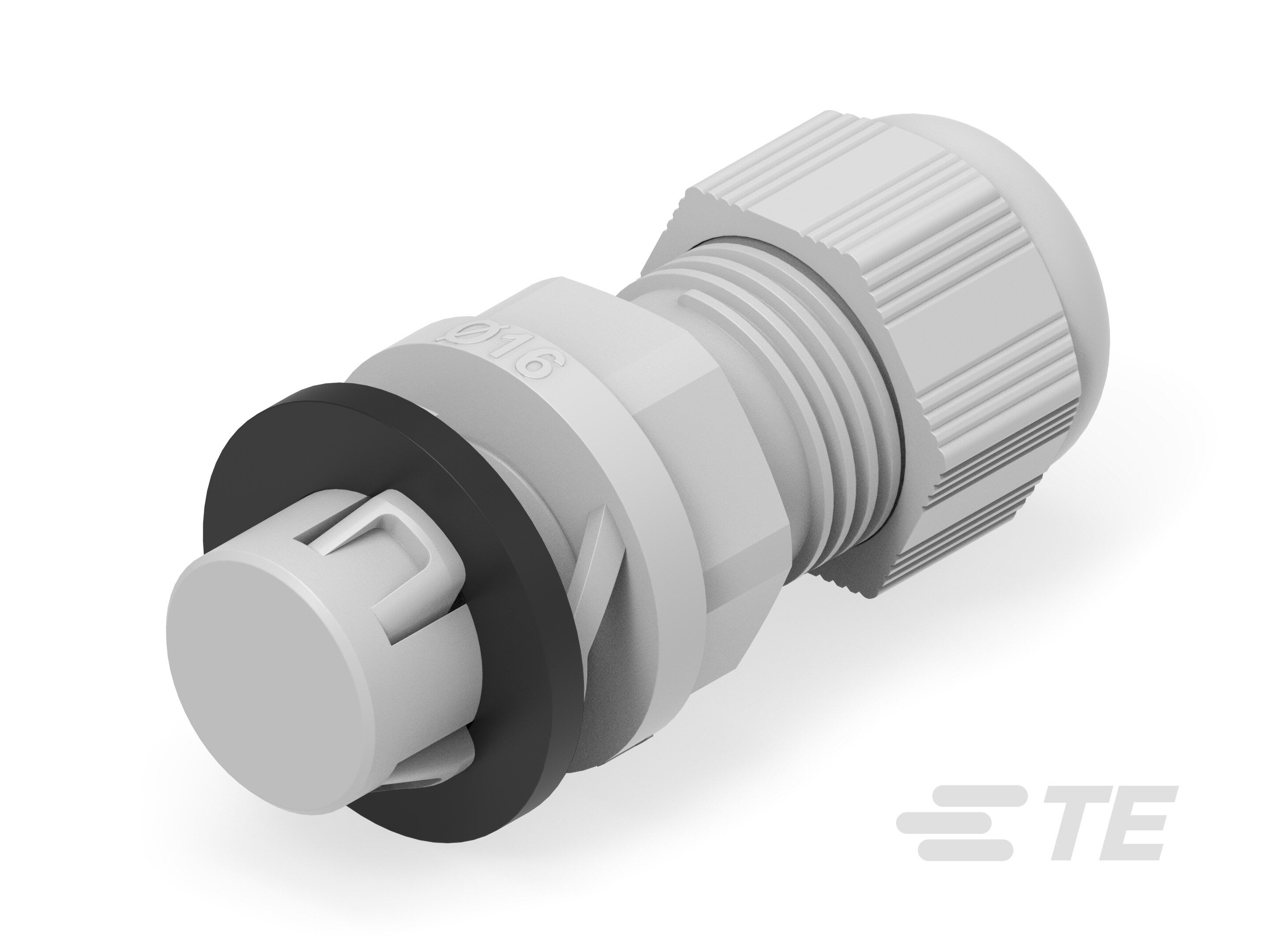 Te Entrelec - Presse-étoupe, snap-in, polyamide, gris c. (Taille B)