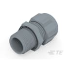Te Entrelec - Presse-étoupe (sans contre-écrou), filetage métrique, polyamide, gris (Taille D)