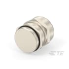 Te Entrelec - Presse-étoupe CEM2 pour câbles blindés, filetage PG, Laiton nickelé (Taille A)