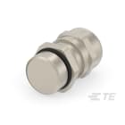 Te Entrelec - Presse-étoupe avec contre-écrou, filetage métrique, Laiton nickelé (Taille A)