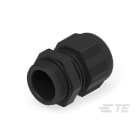 Te Entrelec - Presse-étoupe (sans contre-écrou), filetage métrique, polyamide, noir (Taille A)