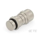 Te Entrelec - Presse-étoupe CEM4 , filetage métrique, Laiton nickelé (Taille A)
