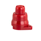 Moflash Signalling - Buzzer piézo rouge AE30M-TT - 24Vcc - 72dB - son continu - IP34 - tête trompette