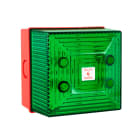 Moflash Signalling - Feu flash - FL40 - 48Vcc - Xénon 5J vert - IP65 - Boitier arrière rouge