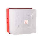 Moflash Signalling - Feu flash - FL40 - 230Vca - Xénon 5J opale - IP65 - Boitier arrière rouge