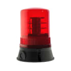 Moflash Signalling - Feu rotatif gyrophare LED-R401 - Rouge - 12-24Vcc - 18 LED - IP65