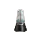 Moflash Signalling - Feu flash/statique combiné LEDA125 - Transparent -115-230Vcc/ca 48 LED 90dB IP65