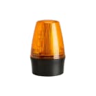 Moflash Signalling - Feu flash/statique LEDS100 - Orange - 48Vcc/ca - 8 LED - IP65 - Fix. goujon